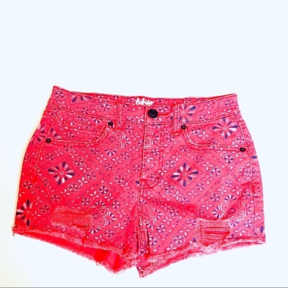TOKYO DARLING Reddish Pink Shorts-0